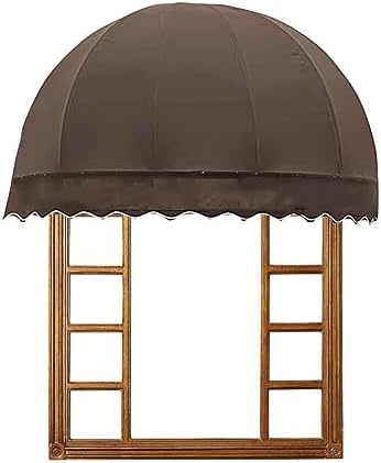 Retractable Canvas Patio Awning - Outdoor Fabric Cover for Deck, Balcony, Yard - Privacy Shade Solution for Decks and Patios