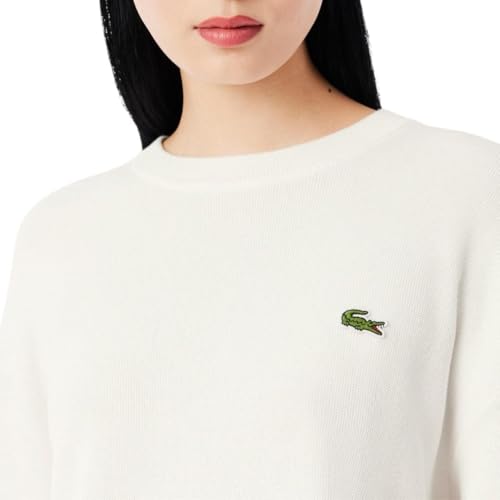 Image of Lacoste Women's Core Collection Regular Fit Crew Neck Long Sleeve Classic Sweater