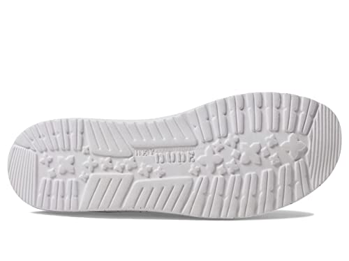 Image of HEYDUDE Women's Wendy Halo Slip On Shoe, Grey Size 9 | Lightweight Casual Loafer with Elastic Laces and Removable Foam Insole