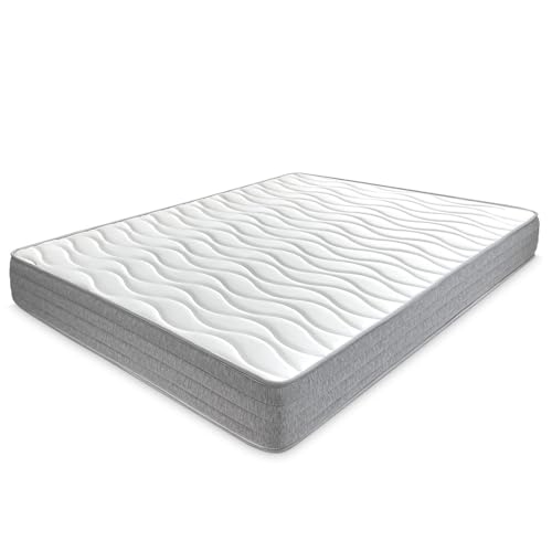 amuéblate Online - Colchón 80 x 200 Viscoelástico Aris con Cara Invierno/Verano, Ergonómico, Confort y Dureza Óptimos, Higiénico y Transpirable, Grosor 21cm