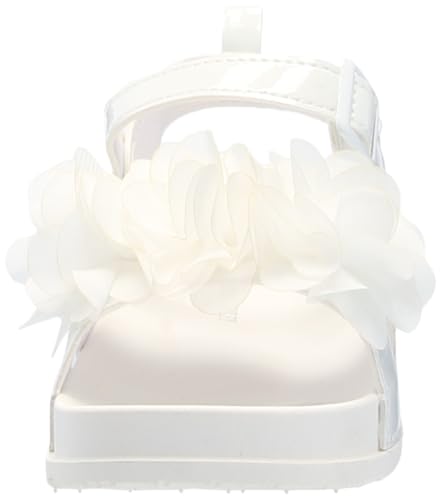 Laura Ashley Girls Sandals - Platform Footbed Sandal with Flower2