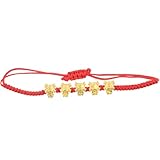UPKOCH Pulsera de Hilo Trenzado con Dragón Brazalete de Protección para Mujer Amuleto de Buena Suerte Regalo de Diseño Artesanal y Moderno