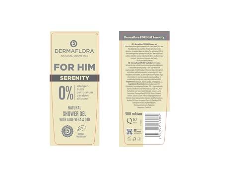 Dermaflora For Him Shower Gel - Serenity 500ml, Clear, 500 ml (Pack of 1) - Image 2