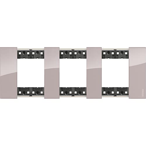 Legrand KA4802M3DM Plaque de commutation et obturateur 3 modules modulable et robuste