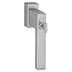 HOPPE Fenstergriff TOULON Sperrzylinder Secustik, VK 32-42 mm, silber eloxiert, 1 Stück