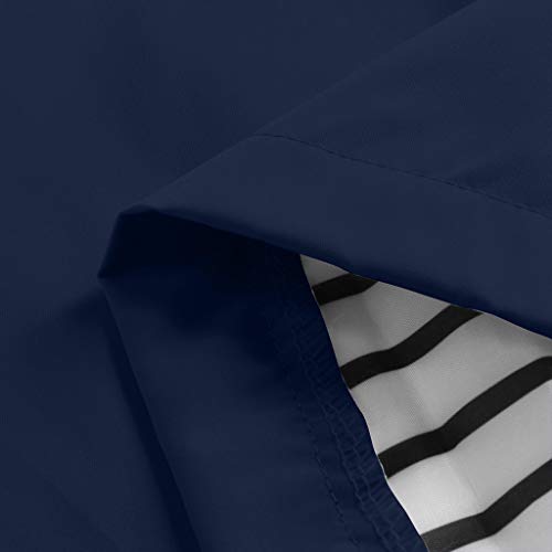 DABAOK Chaqueta polar con capucha cortavientos para exterior, abrigo para mujer, chaqueta deportiva cálida para mujer, azul marino, L - imagen 5