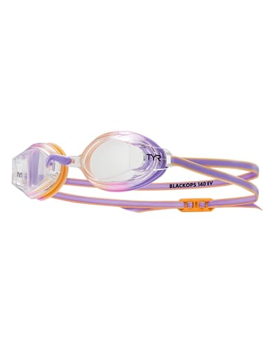 Image of TYR Adult Black Ops 140 EV Goggles - Racing Performance Swim Goggles | Low Profile Drag Reduction | 140-Degree Peripheral View | Durafit Silicone Gaskets | 4 Removable Nosebridges
