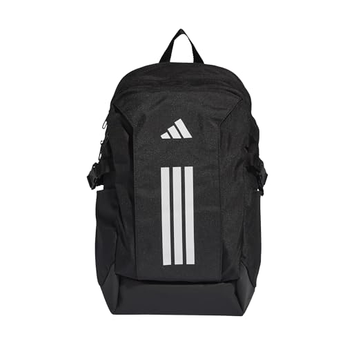 adidas Mochila con 3 rayas, Negro , Talla única