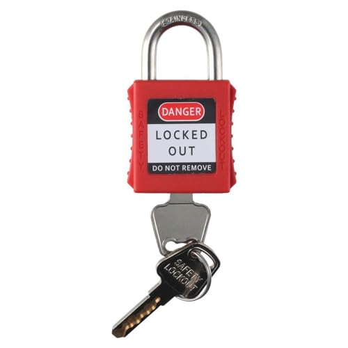 SHUATI Fechaduras de bloqueio com chave diferentes, 2 chaves por fechadura, aço inoxidável, duráveis