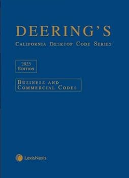 Paperback Deering's California Desktop Code Series, Business and Commercial Codes Book