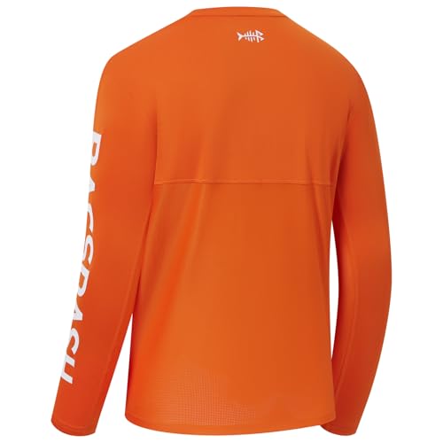 Image of BASSDASH Fishing T Shirts for Men UV Sun Protection UPF 50+ Long Sleeve Tee T-Shirt