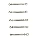 PROLINEMAX 5 Pc 3/8' Marine Stainless Steel Closed Body Turnbuckle Eye Eye Rigging Boat 700Lbs