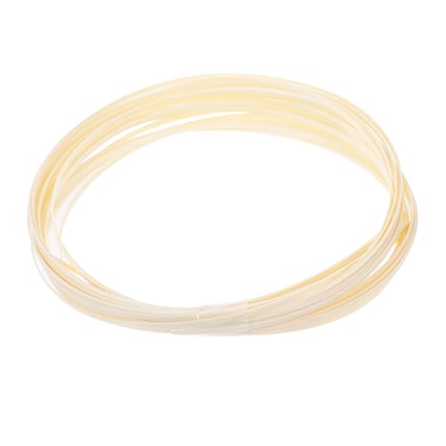 Vaguelly 10pcs Abs Guitar Binding Strip 1.65m x 6mm x 1.5mm Easy Install Guitar Edge Trim for Acoustic