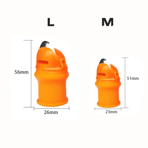 Set de 12 cuchillas de pulgar de silicona para jardinería miniatura 6