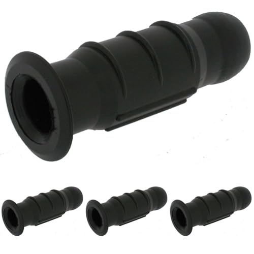 Greenstar 9562 Poignée ronde en Caoutchouc adaptable ø 25 mm Longueur 125 mm X6931896 (Lot de 4)