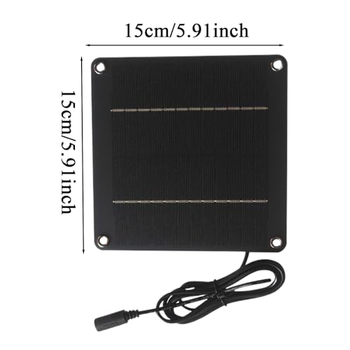 Panneau solaire étanche 24W avec port DC 5521 résistant aux intempéries - 6