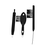 Abaodam 3 Stück Hörgeräte Reinigungsset mit Robusten Bürstenköpfen Multifunktionale Reinigung für Ohrenschmalz und Schallschlauch Langlebiges Zubehör für Effektive Pflege und Wartung von