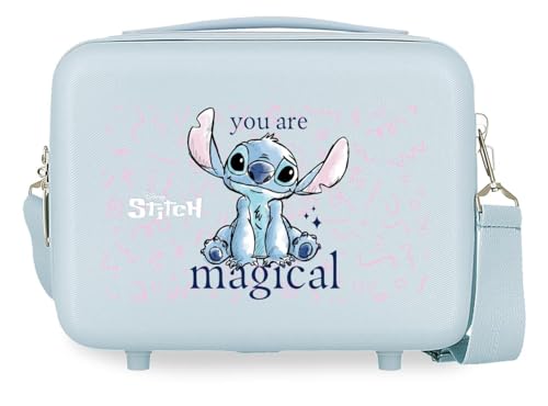 Joumma Disney Stitch You Are Magical Nececer Adaptable Azul 29x21x15 cms Rígido ABS 9,14L 0,76 kgs