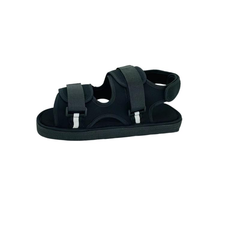 Chaussure de Plâtre Postopératoire de Fracture du Pied Chaussure Post-opératoire de Pied Cassé Chaussures de Récupération de Chausson Ouverture Large Orthopédique Chirurgicale Chaussure Marche EU41-42