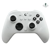 GuliKit ES PRO Wireless PC Gaming Controller for Switch 1/2, Windows/Android/Mac/Steam Deck with 3.25ms Low Latency, Magnetic TMR Joysticks, Switch1/2 Wake-Up, Tactile Switch D-pad - White
