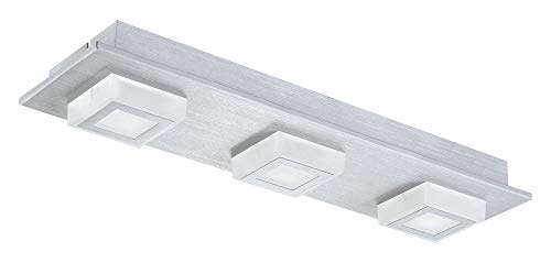 EGLO 94507A Masiano LED Ceiling Mount, 18-Inch, Brushed Aluminu