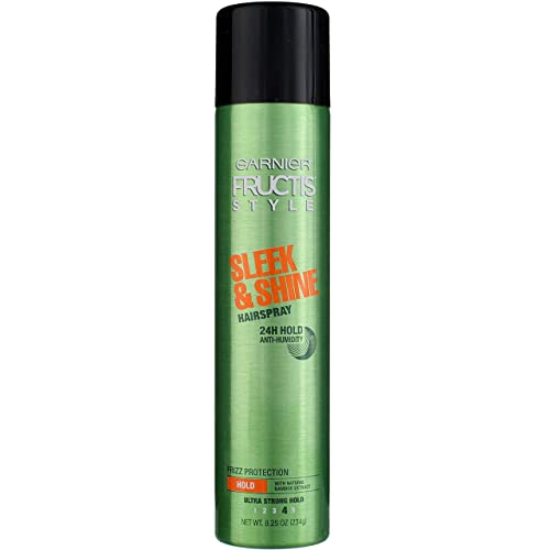 Image of Garnier Fructis Style Anti-Humidity Hairspray Sleek & Shine, 8.25 Ounce (Pack of 2)