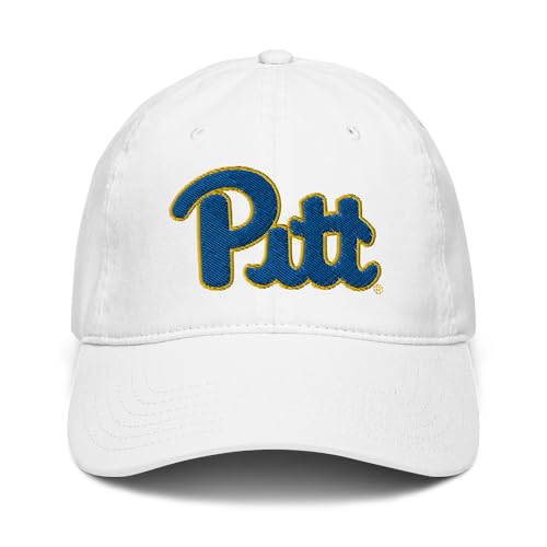 Gorra ajustable oficial Pittsburgh Panthers blanca miniatura 2