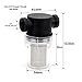 Industrial Strainer Kit - 40 Micron Inline Filter with 1/2 3/4 1 Connectors for Agriculture/Drip Irrigation(3l4 inch)