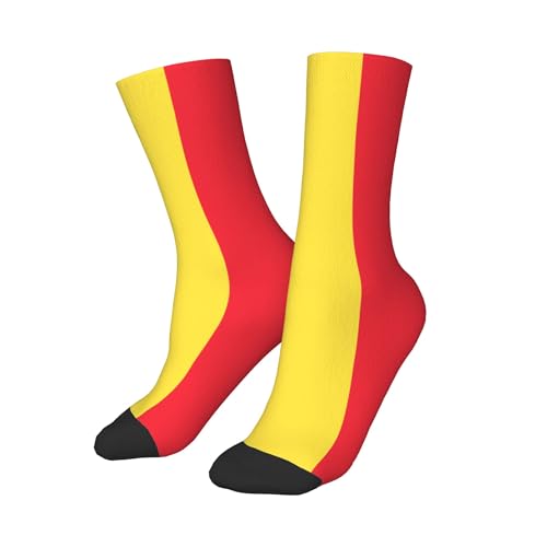 SEAEAGLE Belgian flag A Pair Junior Athletic Short Tube Socks Children Calf Tube Socks Short Stockings