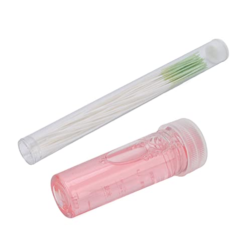 Juego de Limpieza de Orificios para los Oídos, Hilo de Algodón, sin Obstrucciones, Seguro, Kit de Limpieza de Orificios para los Oídos, Ingredientes Hidrofílicos Portátiles para Fines de