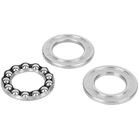 5 rodamientos axiales de bolas, 51103 Rodamientos axiales axiales de bolas planos Piezas de hardware industrial de precisión de bajo ruido para el mantenimiento de la máquina de carga Cover