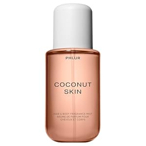 PHLUR Coconut Skin Body Mist – Hair & Body Fragrance Mist – Coconut Body Spray with Caramel, White Florals, Sandalwood & Amber (8 Fl Oz)