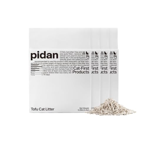 pidan Lettiera per Gatti in Tofu 9,6 kg (4 Sacchetti)