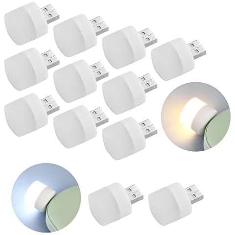 12 Pack Compact USB Night Lights Cover