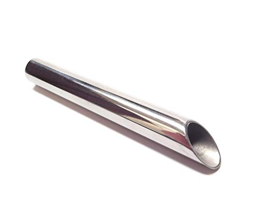 Dctattoo - Piercing Corporal Agujas Receptor Tubos - Plateado, 0g (8mm)