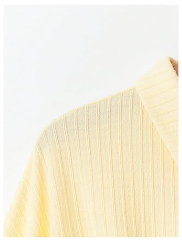 Verdusa Women's Plus Size Textured Bow Tie Dressy Blouses Vacation Button Down Collared Shirts4