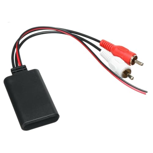 Lunaobrik Módulo Receptor Auxiliar inalámbrico, Adaptador de música para módulo inalámbrico para automóvil | Receptor de Audio y música con Sonido,Adaptador de Cable Auxiliar estéreo para Radio,