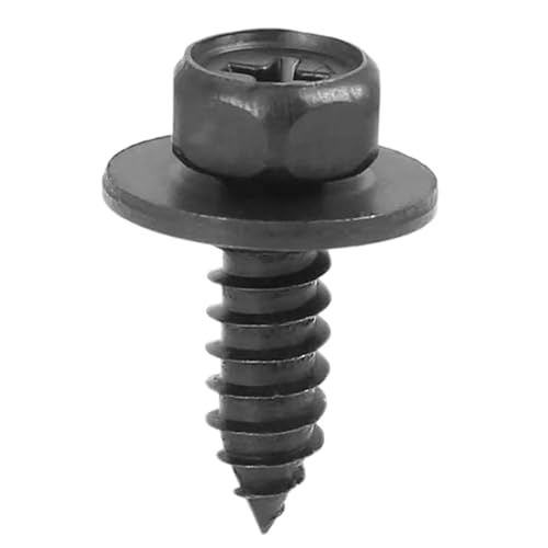 Image of 50 Pcs Bumper Cover Splash Shield Mud Guard Screw Bolt 90159-60498 Compatible with RAV4 Avalon Camry Highlander Prius ES300h GS350