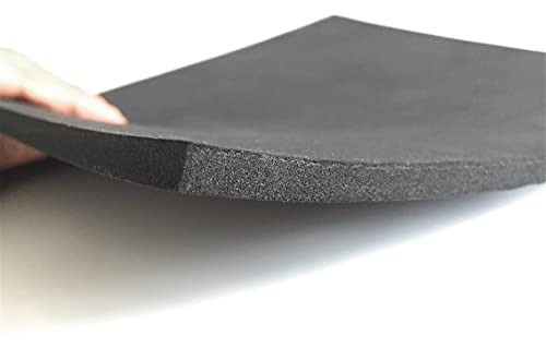 Happysport HS03 Rubber Sheets Silicone Foam Neoprene Material Roll Mat High Heat Resistant Pad Diy For Gasket Pads, Crafts, Flooring, Cushioning Of Anti-Vibration 5 Pcs 11In X11In thumb #2
