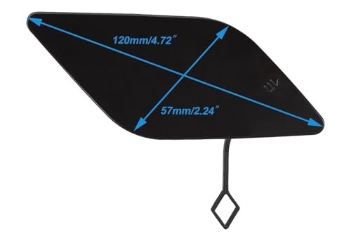 Cache-crochet remorquage avant Mercedes W212 E350 E550 marron