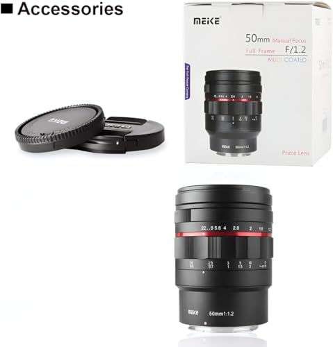 Image of Meike 50mm F1.2 EF Large Aperture Manual Focus Full Frame Lens Great for Portrait Photography for Canon EF Mount Cameras