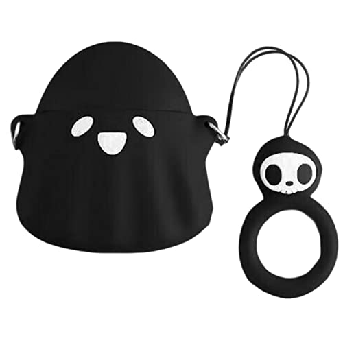 La mejor comparación de Casa fantasma 2 . 13 USDILU Funda para AirPods 2 y 1 Case Silicona Lindo Case de Protector Fantasma Cartoon Esqueleto Dibujos Animados Cover (para AirPods 2 y 1 / Negro)