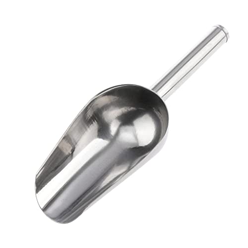 Colher de gelo de aço inoxidável homozy, colher de doces de metal pequeno para cozinha, bar, festa,