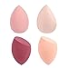 LIUJZZJ 4 sztuki gąbek do makijażu Beauty Blender Make Up Blender Make Up Blender do korektora Liquid Foundation Rouge i proszku