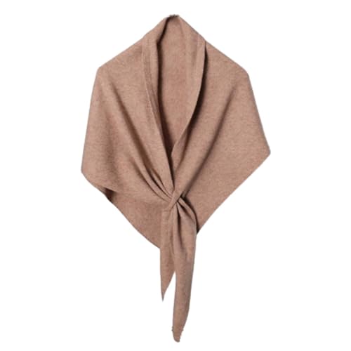 Hrtesus Apparent Shawl, Subsequenti Soft Comfortable Women's Solid Color Knitted Triangle Sweater Shawl for Daily Wear