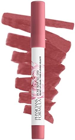 Physicians Formula Rosé Kiss All Day Velvet Lipstick Lip Color Makeup, Red First Kiss | Dermatologist Tested, Clinicially Tested
