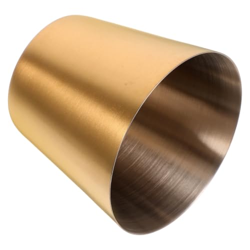 CAXUSD Vasos de Acero Inoxidable y Fácil de Limpiar Acabado Dorado Elegante para Bebidas Gran Capacidad Ideales para Picnic y Camping