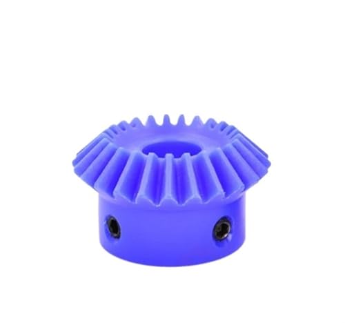 Bevel Gear Pinion Hardware Mechanical 1pcs 1:1 Nylon Plastic Bevel Gear 2M 30 Teeth Inner Hole 10/12/14/15/16-25mm 2 Modulus Gear 90 Degrees Meshing Angle(18mm (Keyway 6mm))
