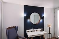 LEDVANCE SMART+ WIFI ORBIS WALL CROSS – Wandleuchte, dimmbar mit WIFI-Technologie per App, 12W, 3000-6500K warmweiß bis kaltweiß, 600 Lumen, up and down Licht, 30x 10cm, schwarz – Ansicht 2