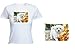 MERCHANDMANIA Camiseta Mujer Perro Raza Bichon MALTES Tshirt